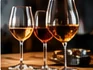 Illustrative glasses of wine